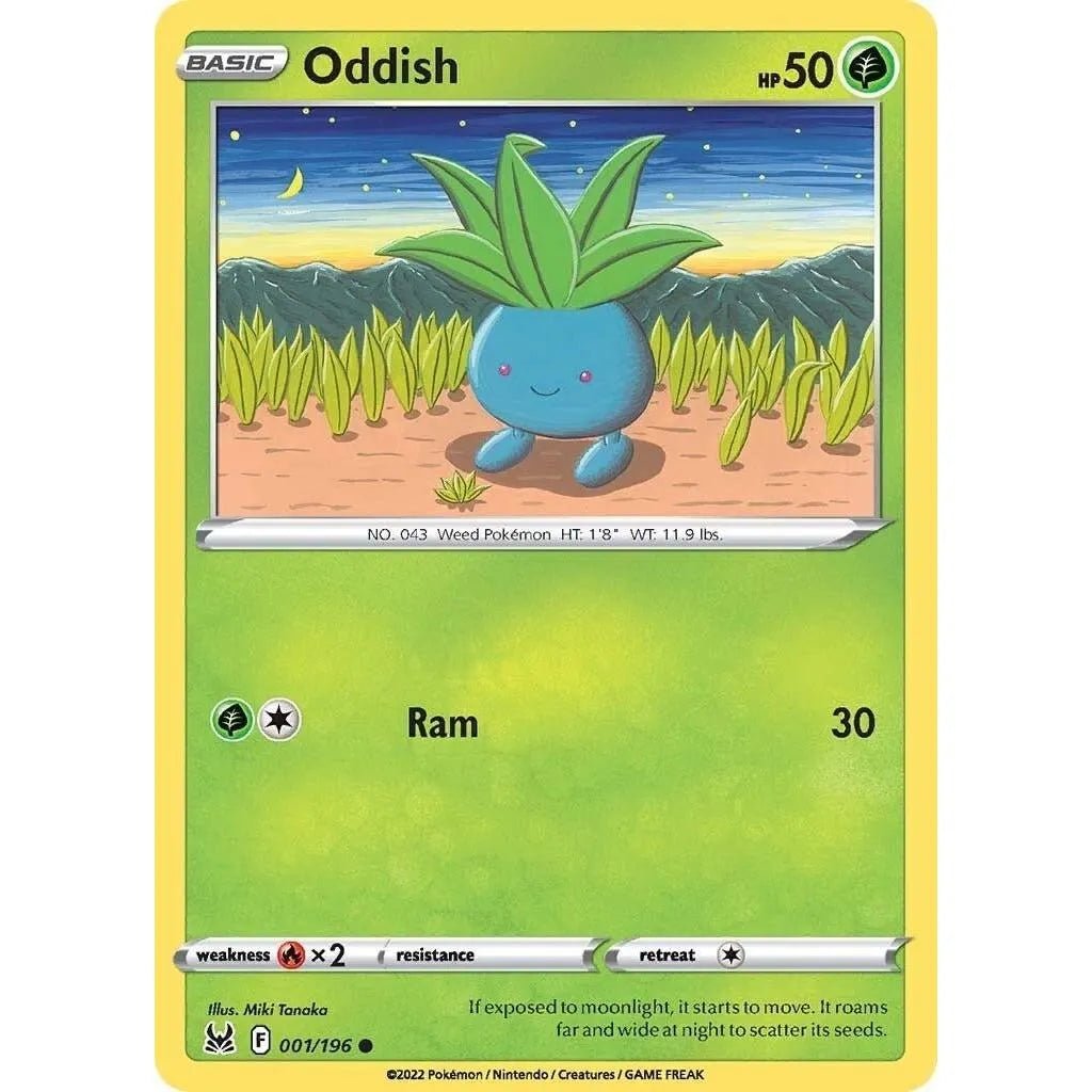 Oddish (001/196) (SWSH11: Lost Origin) in Malta | LAB7