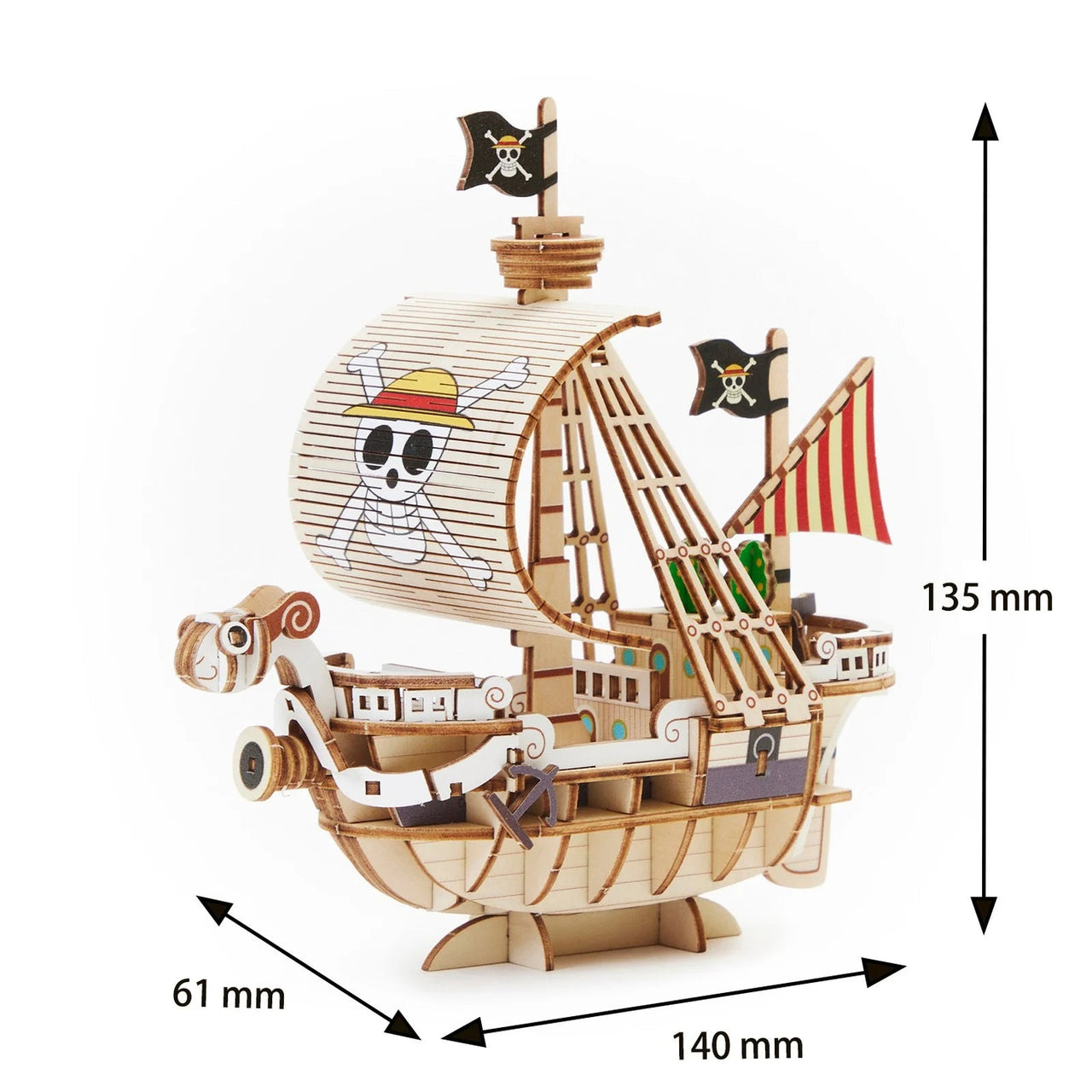 Kito Art One Piece Going Merry Wooden Model Kit by LAB7 Malta, Europe