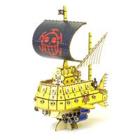 Kito Art One Piece Law’s Submarine Polar Tang Wood Model Kit by LAB7 Malta, Europe