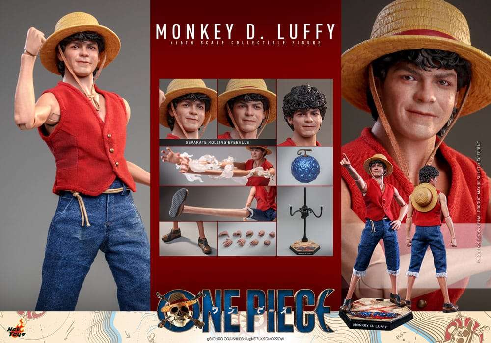 Hot Toys One Piece (Netflix) Action Figure 1/6 Monkey D. Luffy 31 cm by LAB7 Malta, Europe