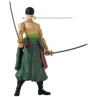 Bandai Red ONE PIECE Roronoa Zoro Three Sword Style Figure - 17cm by LAB7 Malta, Europe