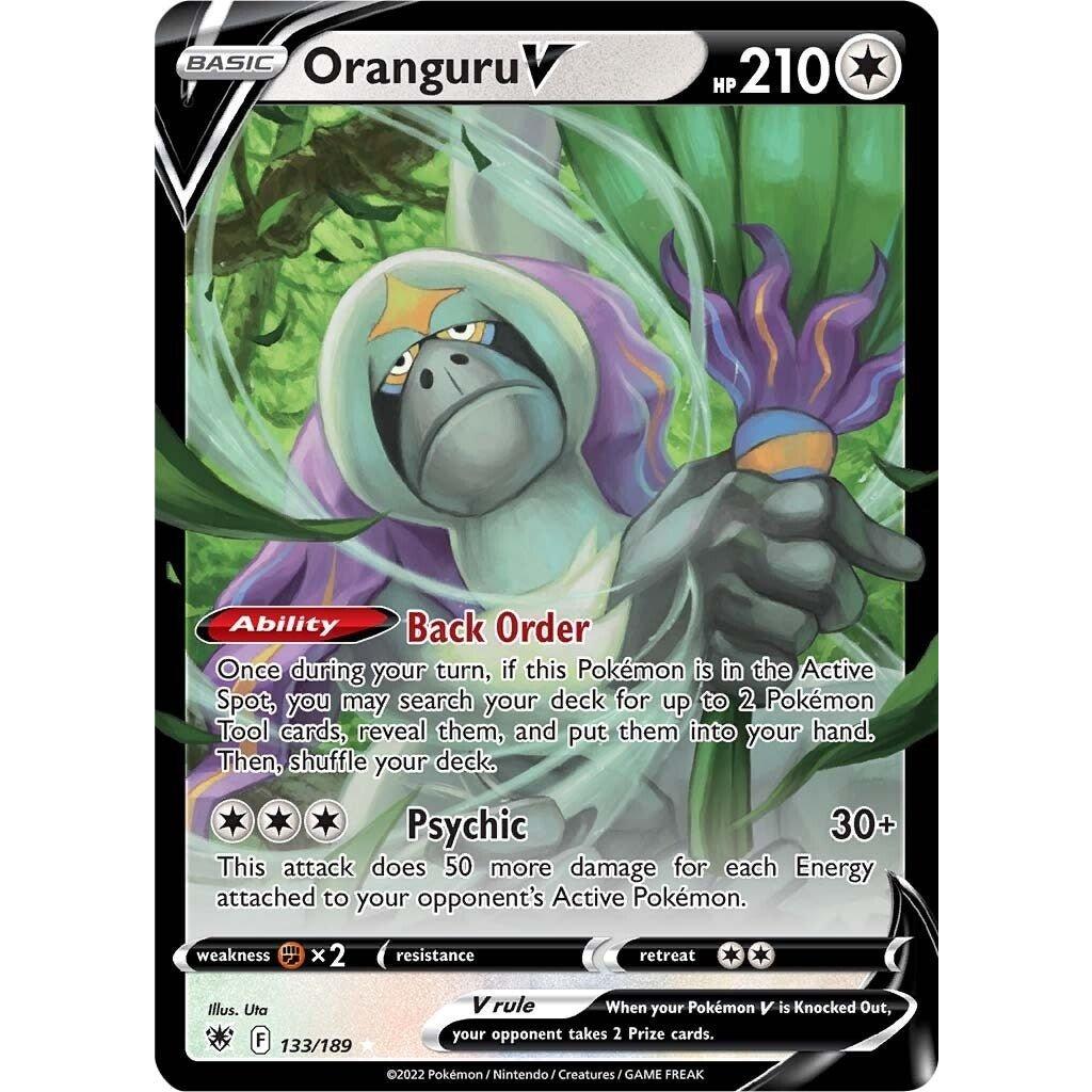The Pokemon Company Oranguru V (133/189) (SWSH10: Astral Radiance) by LAB7 Malta, Europe