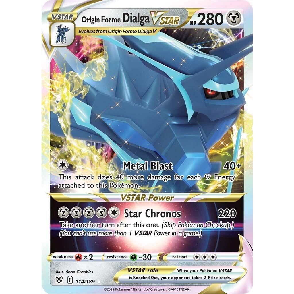 The Pokemon Company Origin Forme Dialga VSTAR (114/189) (SWSH10: Astral Radiance) by LAB7 Malta, Europe