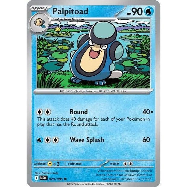 Pokemon Palpitoad (020/086) (SV: Black Bolt) by LAB7 Malta, Europe