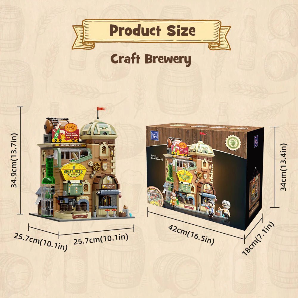 Pantasy Pantasy Craft Brewery Building Set 85023 – 6hr Brick Build by LAB7 Malta, Europe