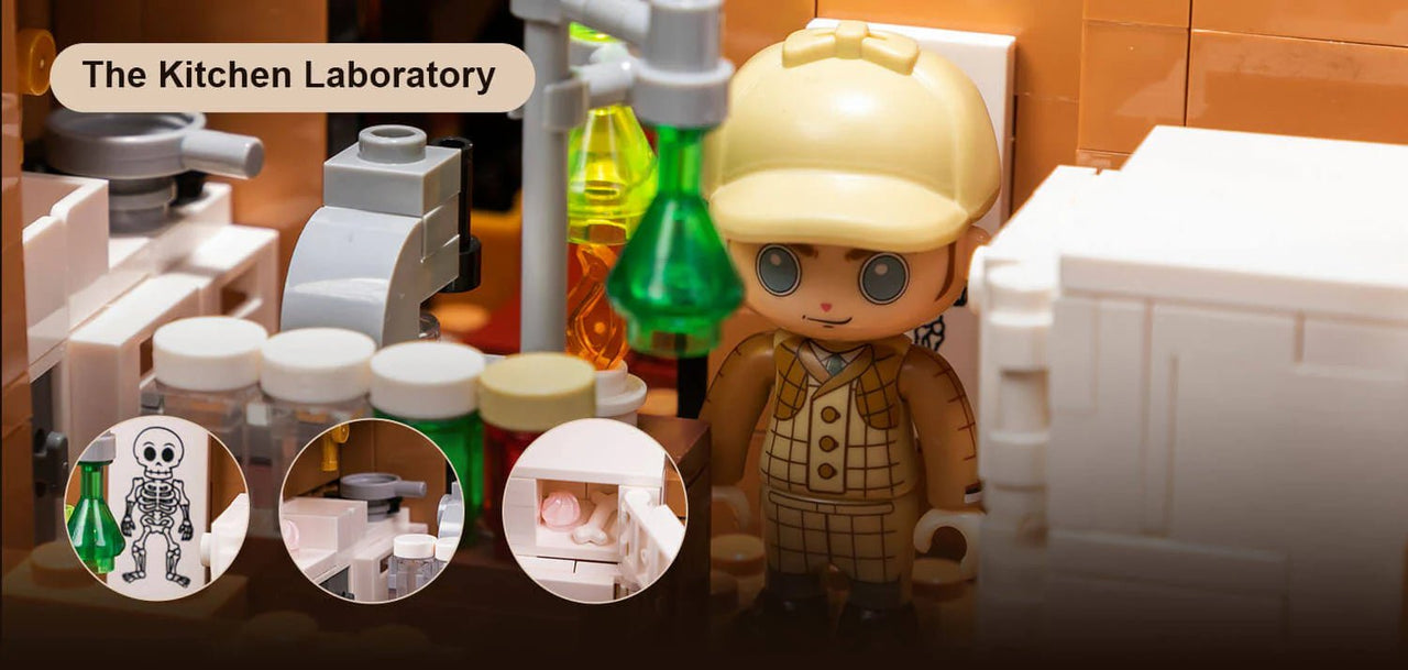 Pantasy Pantasy Sherlock Holmes 221B Apartment 85014 | Premium Building Set by LAB7 Malta, Europe