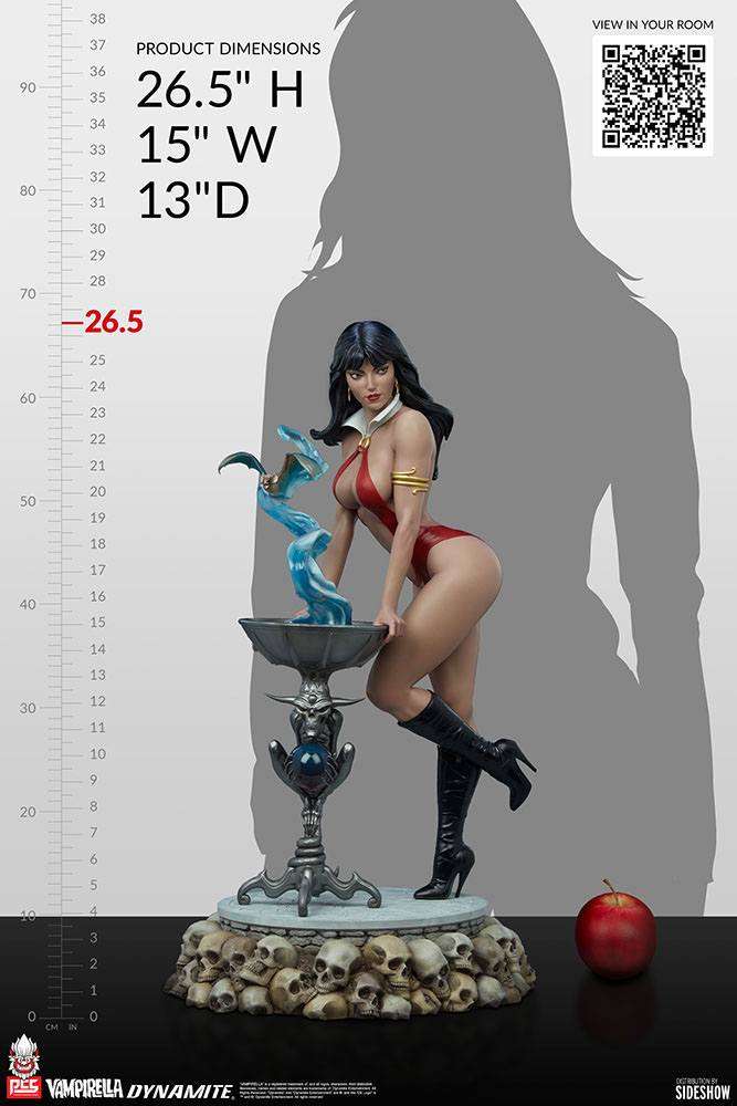 Premium Collectibles Studio PCS Vampirella Statue 1/3 67 cm by LAB7 Malta, Europe
