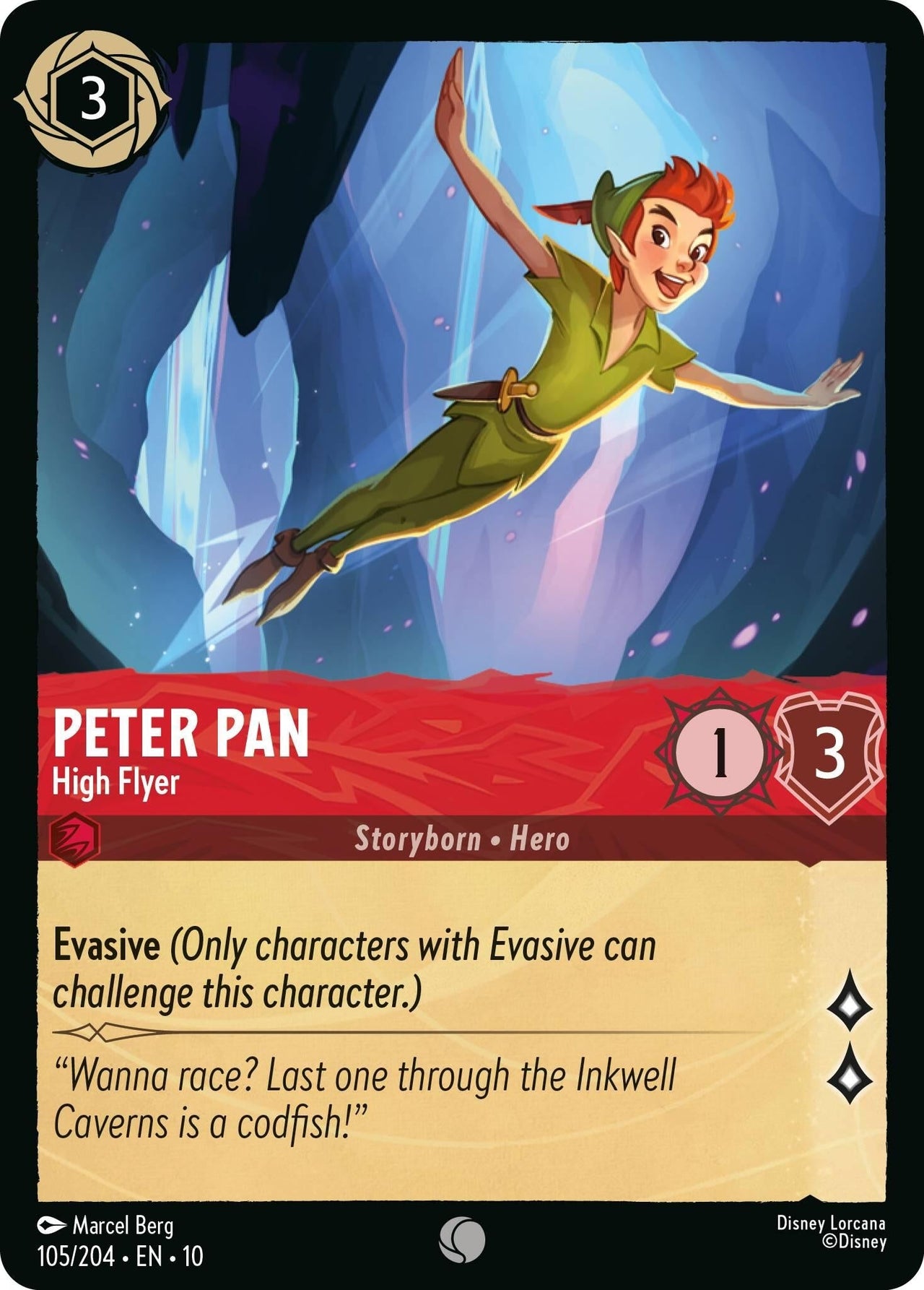 Ravensburger Peter Pan - High Flyer (105/204) (Whispers in the Well) by LAB7 Malta, Europe