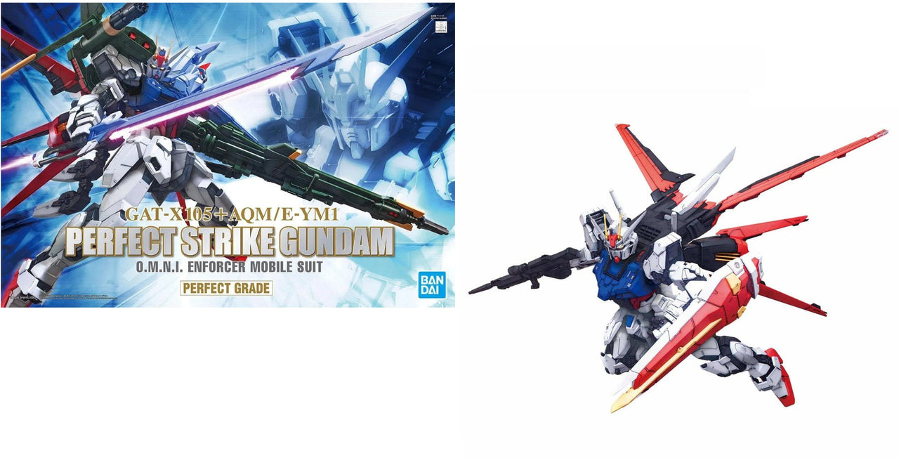 Bandai PG GAT - X105+AQM/E - YM1 Perfect Strike Gundam 1/60 by LAB7 Malta, Europe