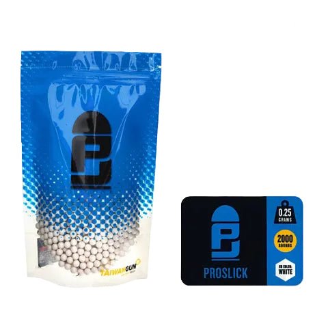 P&J P&J PROSLICK Airsoft BBs 0.25g – 2,000 Round Bag by LAB7 Malta, Europe