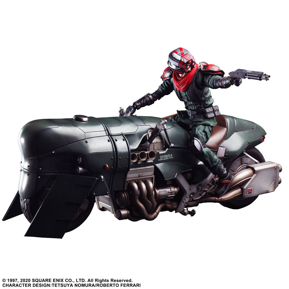 LAB7 Play Arts Kai A/F & Vehicle Shinra Elite Security Officer & Bike by LAB7 Malta, Europe