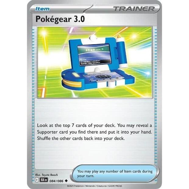 Pokemon Pokegear 3.0 (084/086) (SV: Black Bolt) by LAB7 Malta, Europe