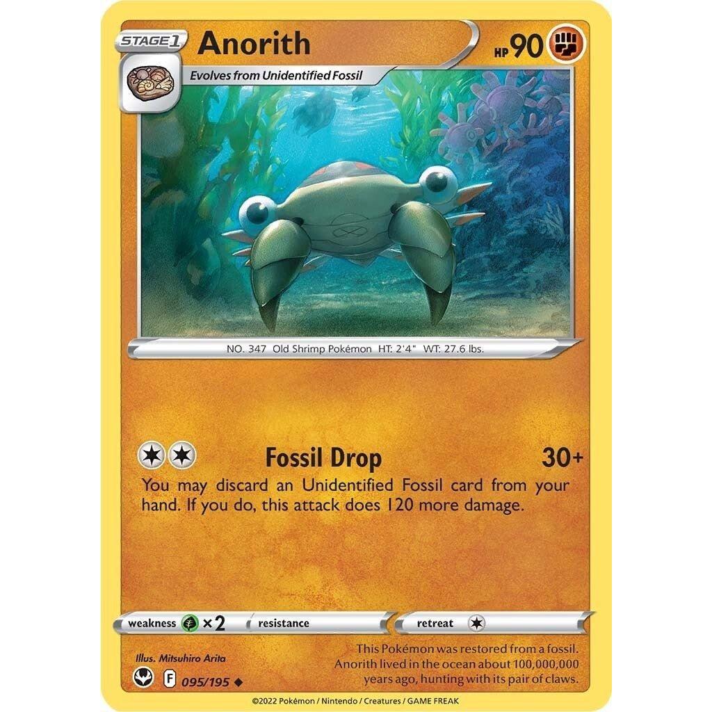 The Pokemon Company Anorith (095/195) (SWSH12: Silver Tempest) by LAB7 Malta, Europe