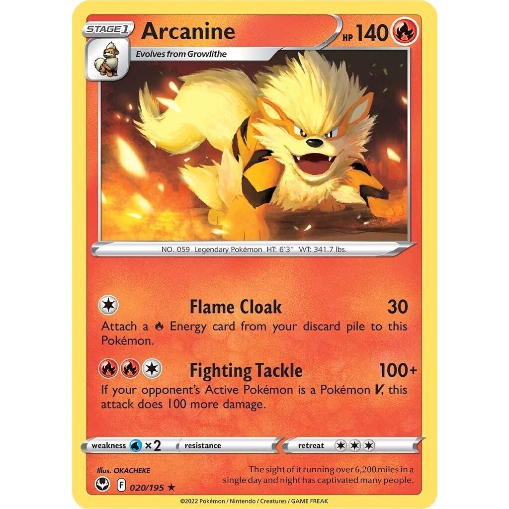 The Pokemon Company Arcanine (020/195) (SWSH12: Silver Tempest) by LAB7 Malta, Europe