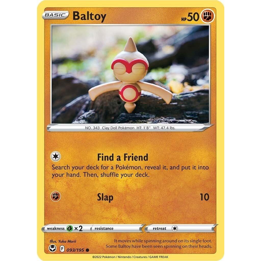 The Pokemon Company Baltoy (093/195) (SWSH12: Silver Tempest) by LAB7 Malta, Europe