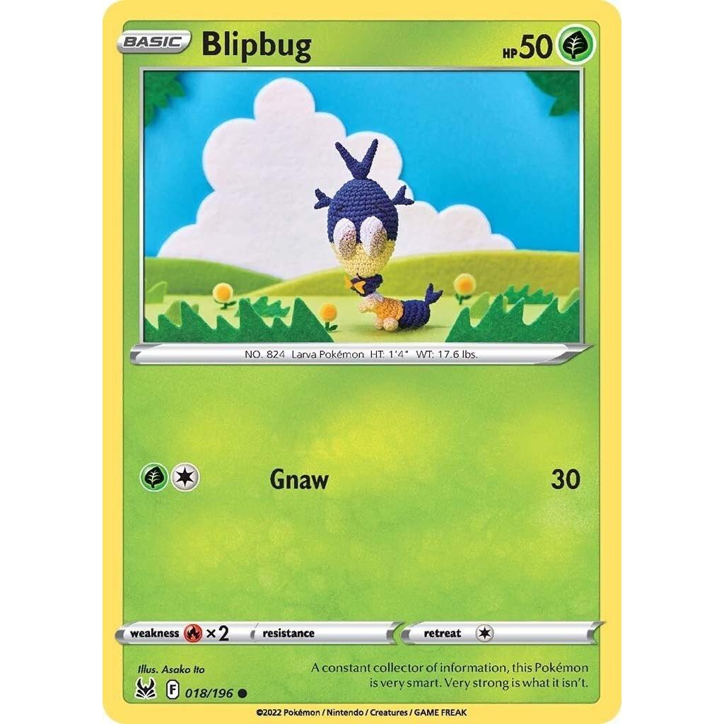 Pokemon Blipbug (018/196) (SWSH11: Lost Origin) by LAB7 Malta, Europe