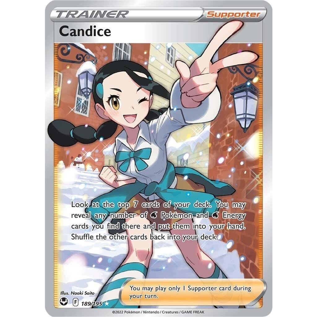 The Pokemon Company Candice (Full Art) (189/195) (SWSH12: Silver Tempest) by LAB7 Malta, Europe