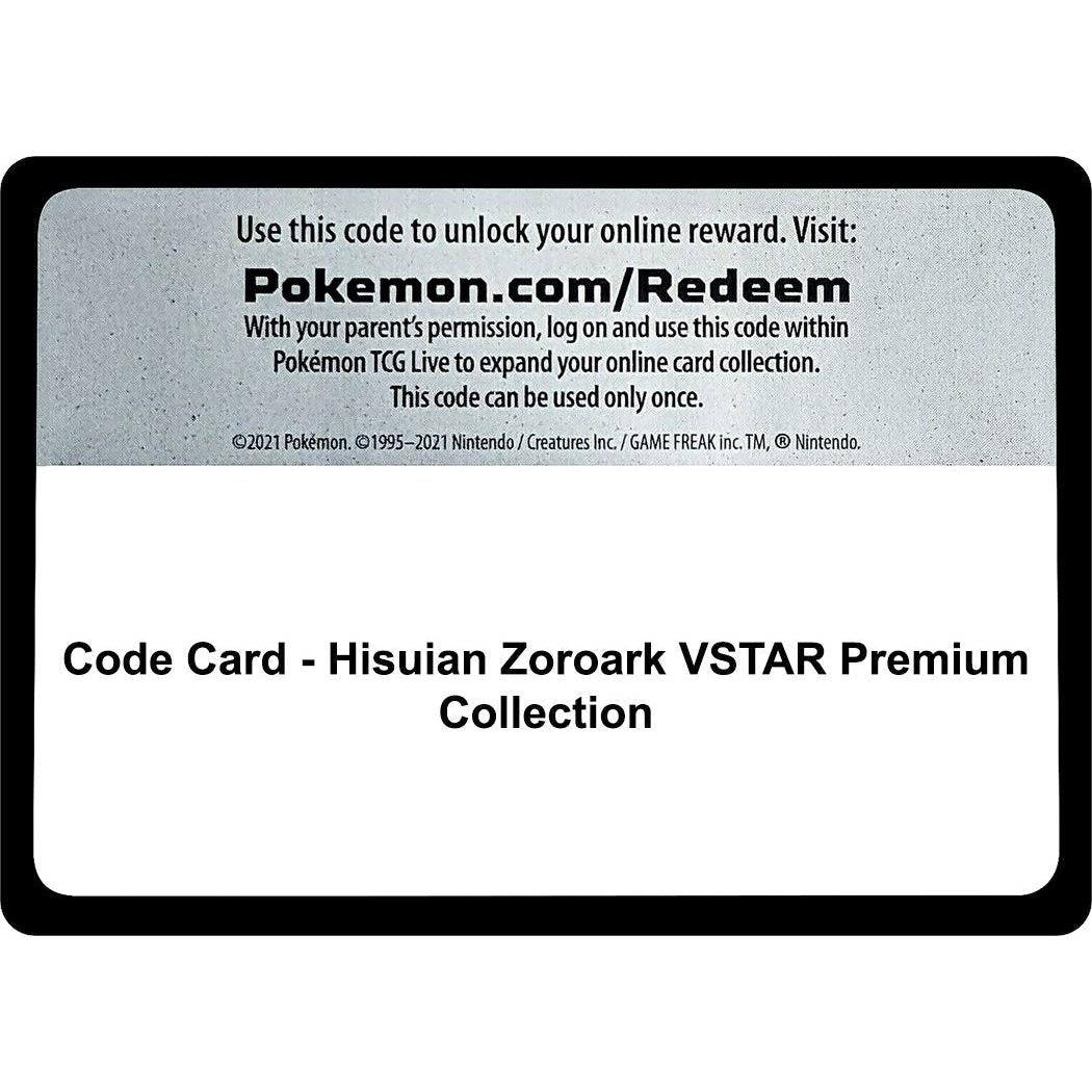 Pokemon Code Card - Hisuian Zoroark VSTAR Premium Collection (SWSH11: Lost Origin) by LAB7 Malta, Europe