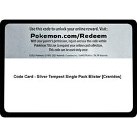 The Pokemon Company Code Card - Silver Tempest Single Pack Blister [Cranidos] (SWSH12: Silver Tempest) by LAB7 Malta, Europe