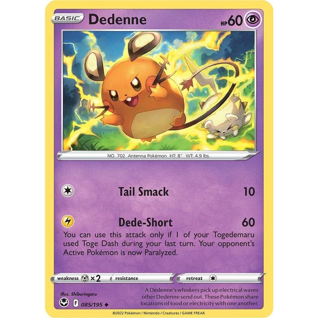The Pokemon Company Dedenne (085/195) (SWSH12: Silver Tempest) by LAB7 Malta, Europe