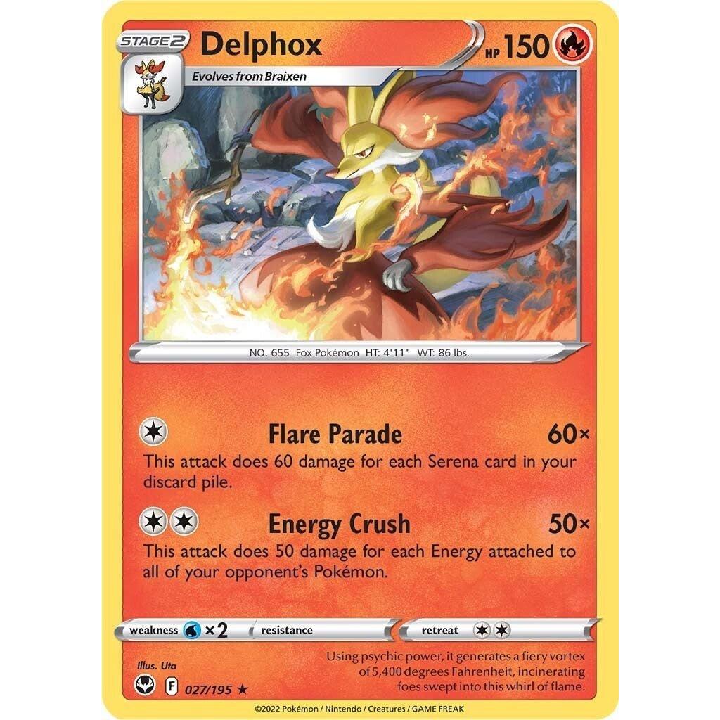 The Pokemon Company Delphox (027/195) (SWSH12: Silver Tempest) by LAB7 Malta, Europe