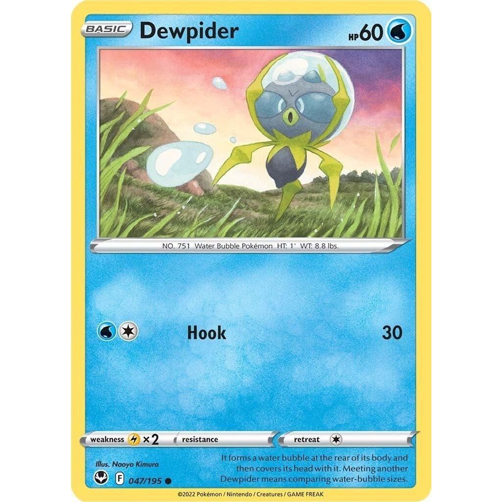 The Pokemon Company Dewpider (047/195) (SWSH12: Silver Tempest) by LAB7 Malta, Europe