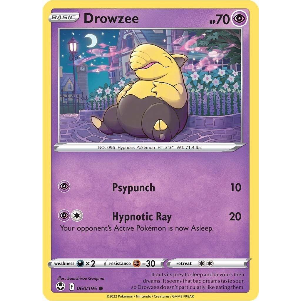 The Pokemon Company Drowzee (060/195) (SWSH12: Silver Tempest) by LAB7 Malta, Europe