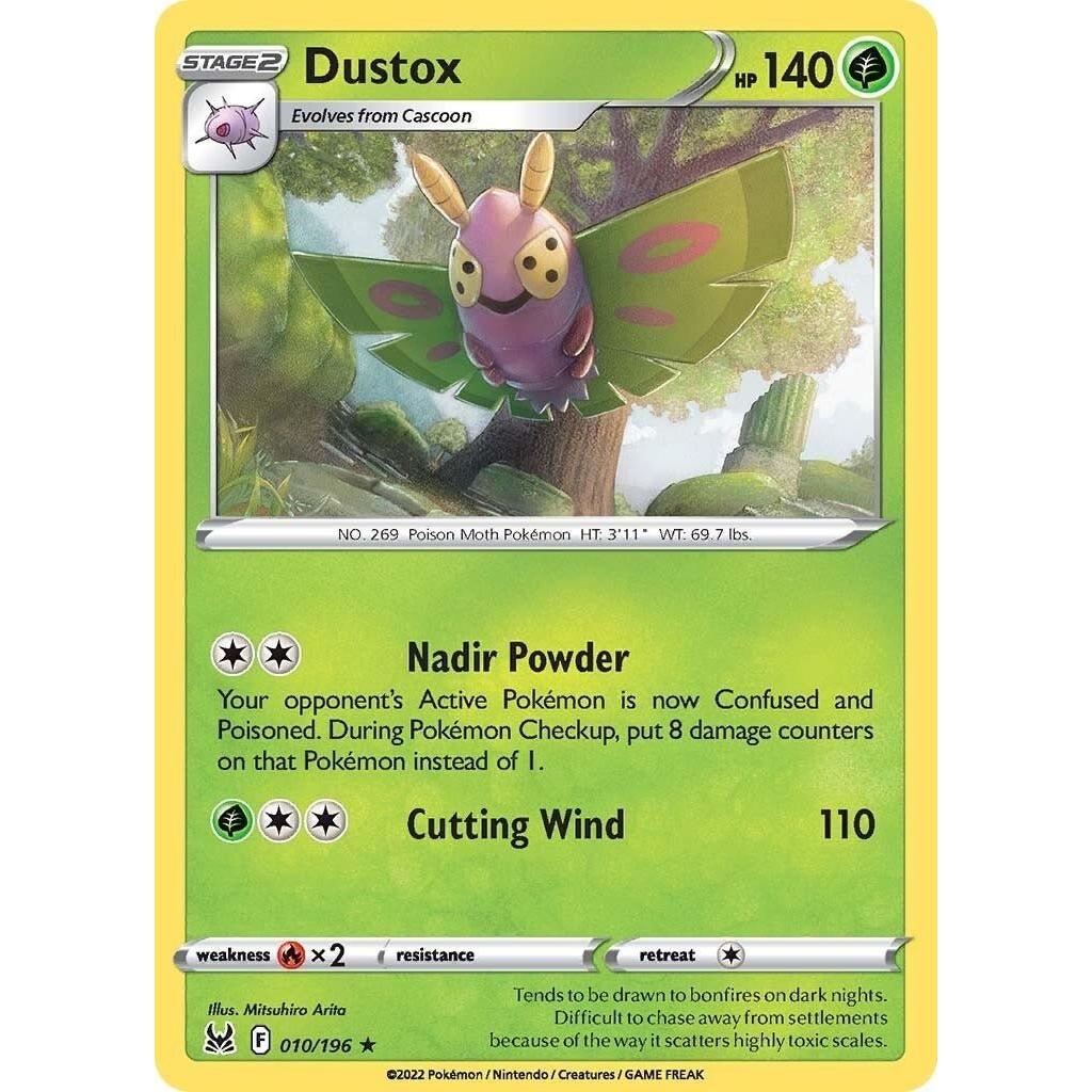 Pokemon Dustox (010/196) (SWSH11: Lost Origin) by LAB7 Malta, Europe