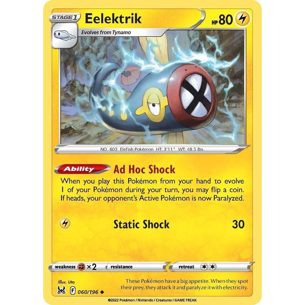 Pokemon Eelektrik (060/196) (SWSH11: Lost Origin) by LAB7 Malta, Europe