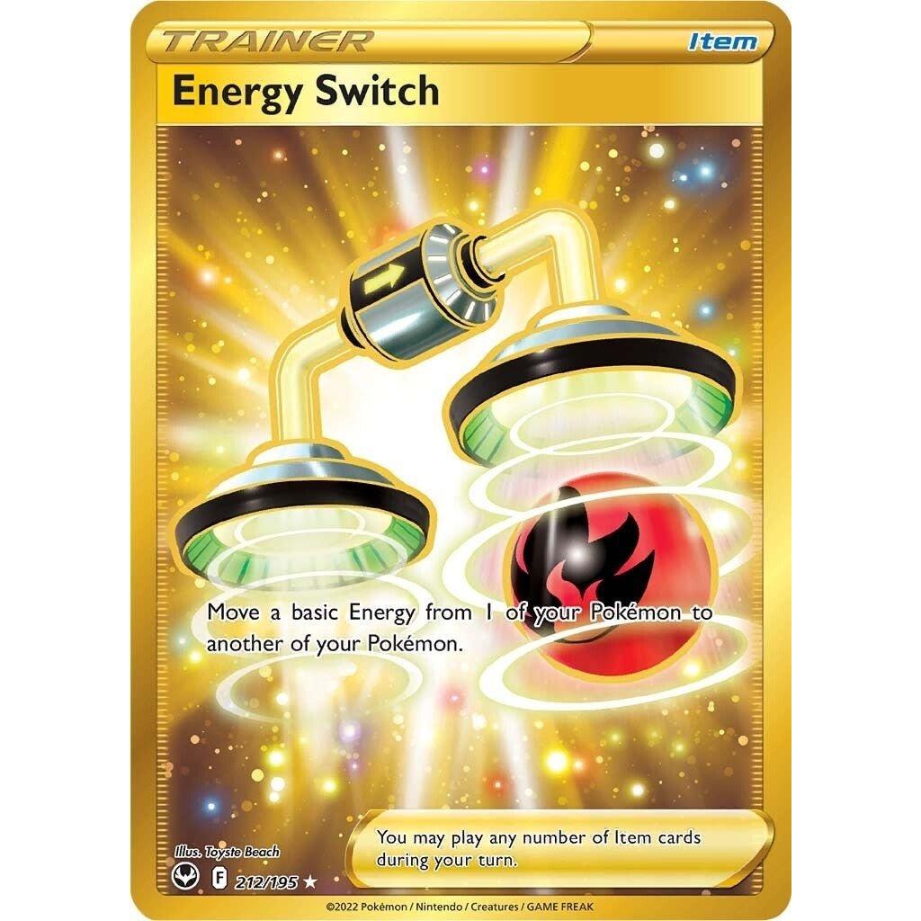 The Pokemon Company Energy Switch (Secret) (212/195) (SWSH12: Silver Tempest) by LAB7 Malta, Europe