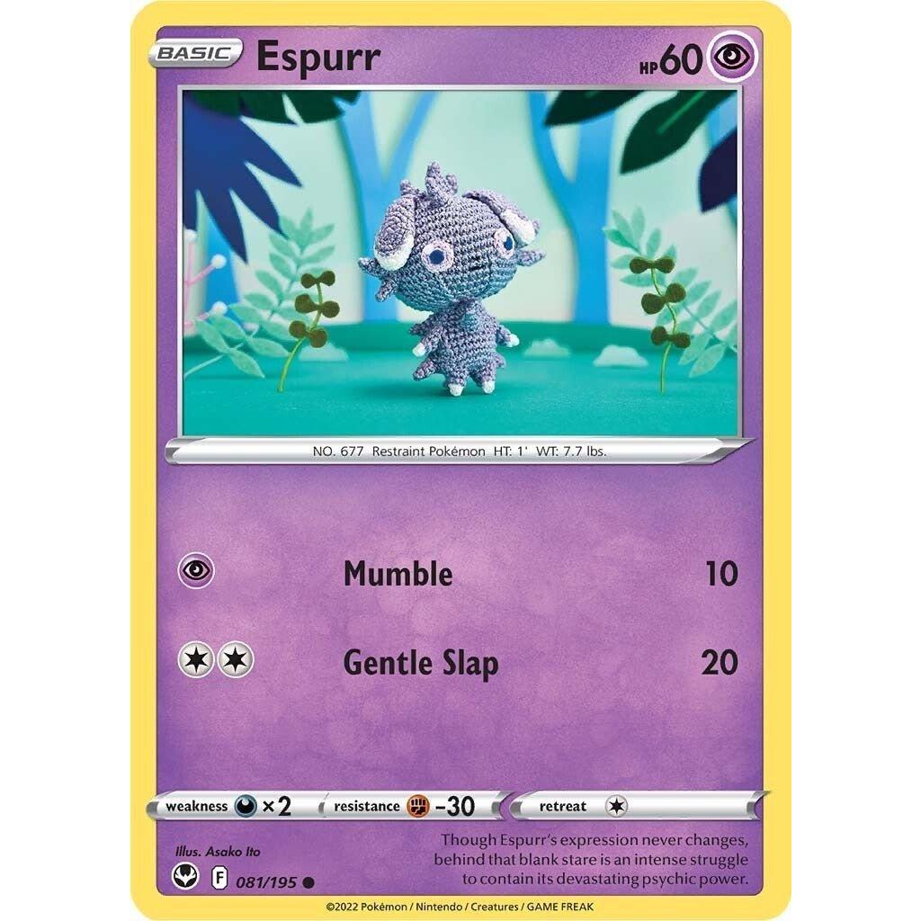 The Pokemon Company Espurr (081/195) (SWSH12: Silver Tempest) by LAB7 Malta, Europe