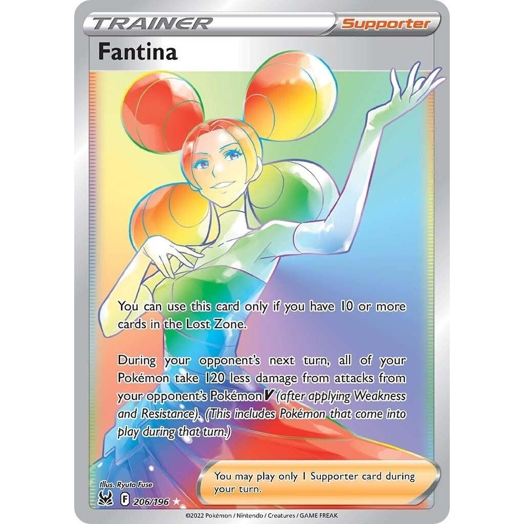 Pokemon Fantina (Secret) (206/196) (SWSH11: Lost Origin) by LAB7 Malta, Europe