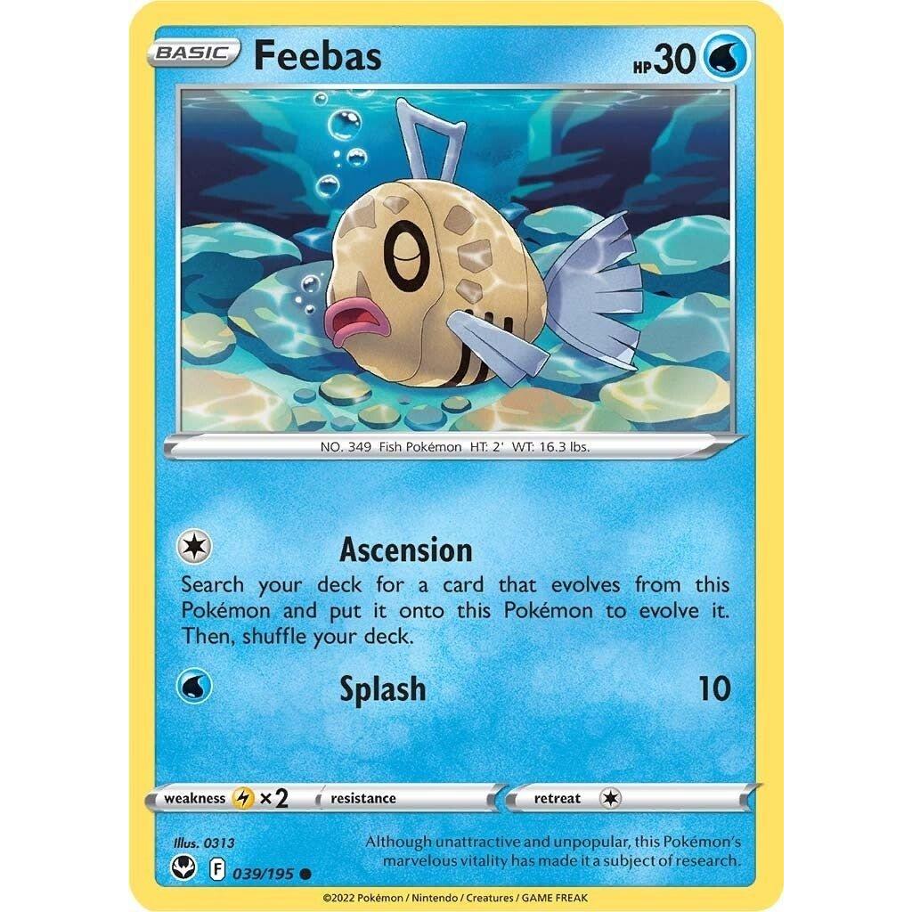 The Pokemon Company Feebas (039/195) (SWSH12: Silver Tempest) by LAB7 Malta, Europe