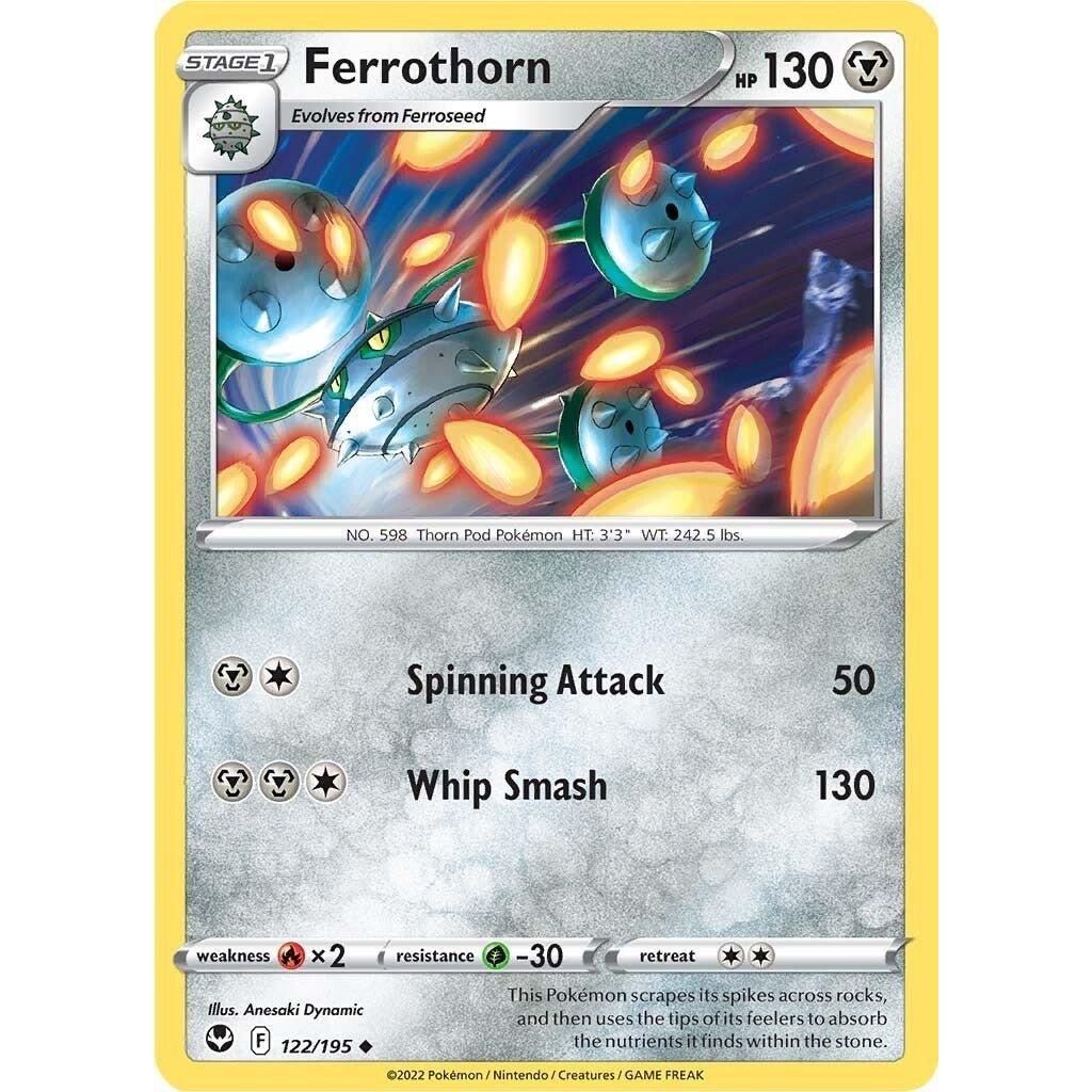 The Pokemon Company Ferrothorn (122/195) (SWSH12: Silver Tempest) by LAB7 Malta, Europe