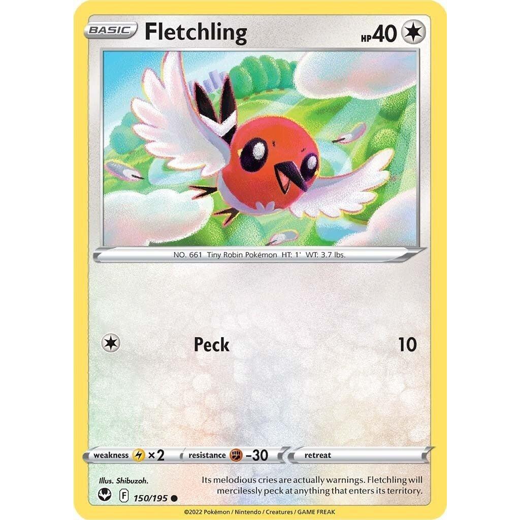 The Pokemon Company Fletchling (150/195) (SWSH12: Silver Tempest) by LAB7 Malta, Europe