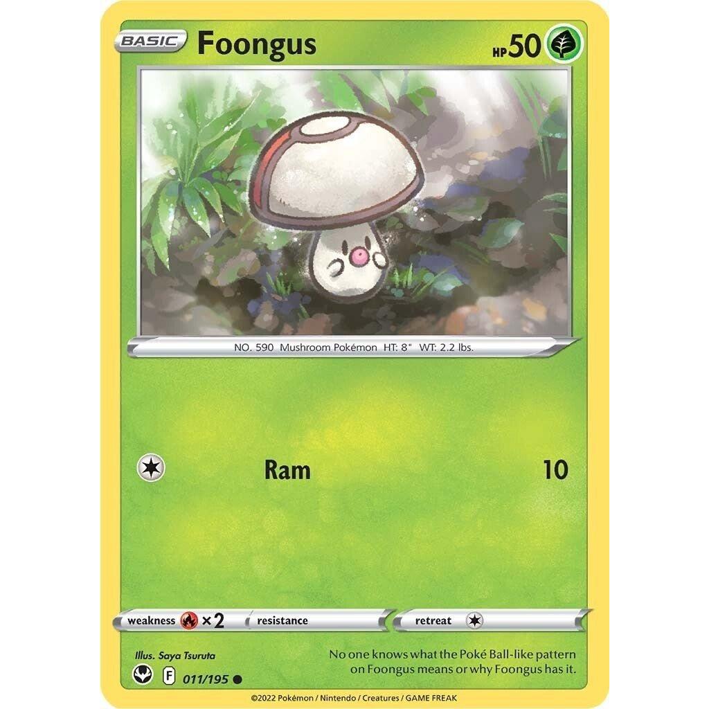 The Pokemon Company Foongus (011/195) (SWSH12: Silver Tempest) by LAB7 Malta, Europe