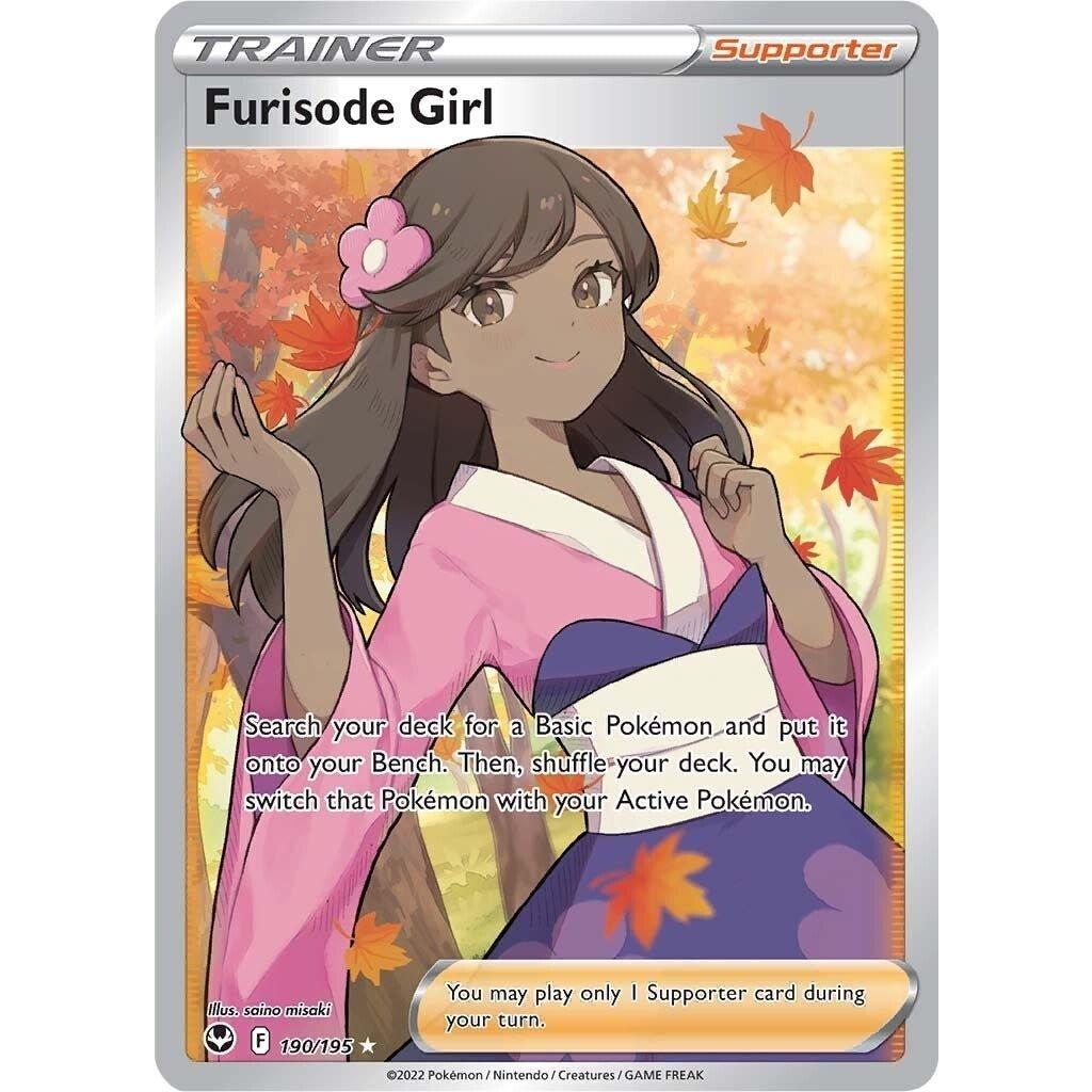 The Pokemon Company Furisode Girl (Full Art) (190/195) (SWSH12: Silver Tempest) by LAB7 Malta, Europe