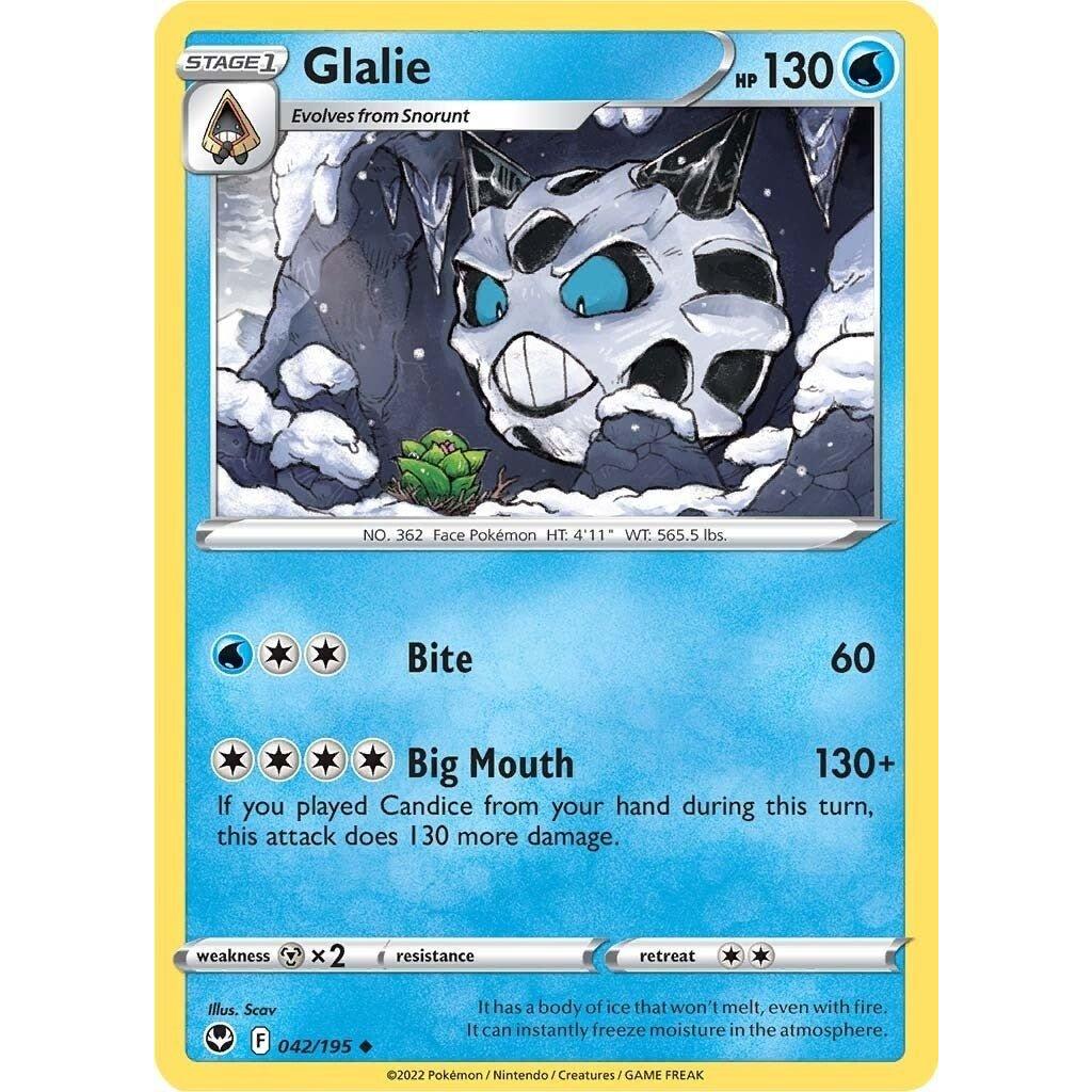 The Pokemon Company Glalie (042/195) (SWSH12: Silver Tempest) by LAB7 Malta, Europe