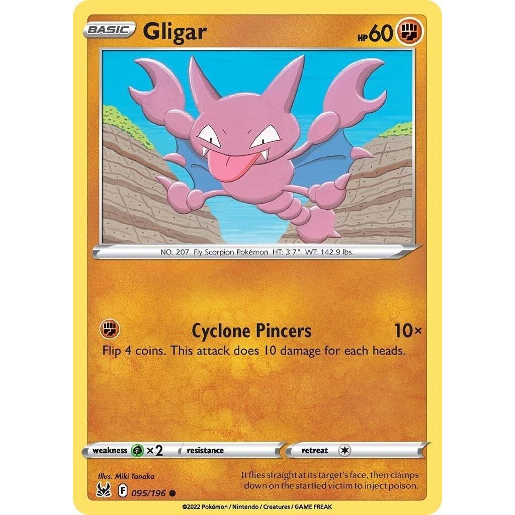 Pokemon Gligar (095/196) (SWSH11: Lost Origin) by LAB7 Malta, Europe
