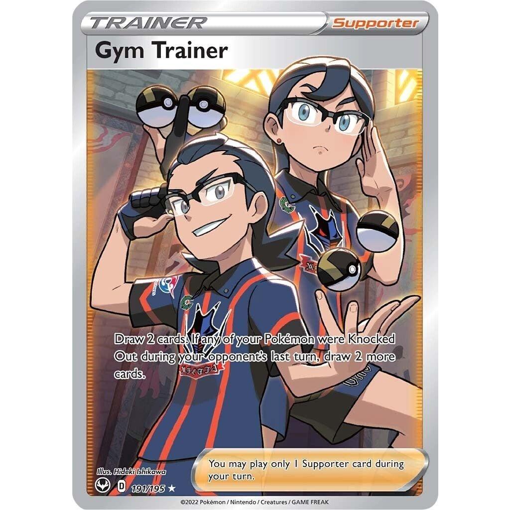 The Pokemon Company Gym Trainer (Full Art) (191/195) (SWSH12: Silver Tempest) by LAB7 Malta, Europe
