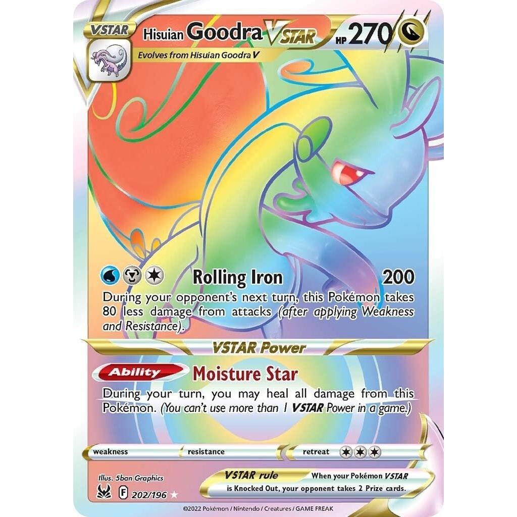 Pokemon Hisuian Goodra VSTAR (Secret) (202/196) (SWSH11: Lost Origin) by LAB7 Malta, Europe