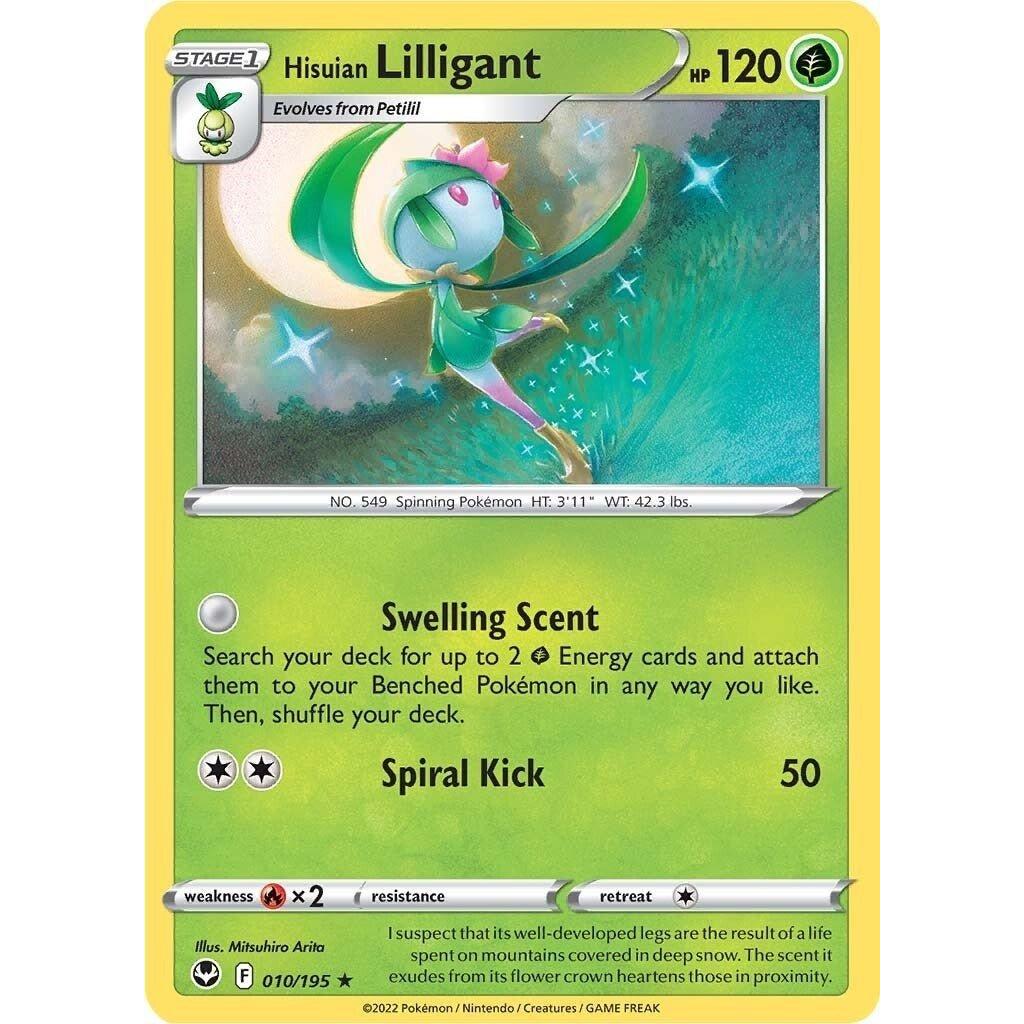 The Pokemon Company Hisuian Lilligant (010/195) (SWSH12: Silver Tempest) by LAB7 Malta, Europe