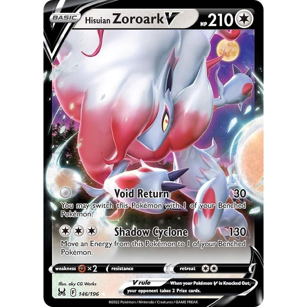 Pokemon Hisuian Zoroark V (146/196) (SWSH11: Lost Origin) by LAB7 Malta, Europe