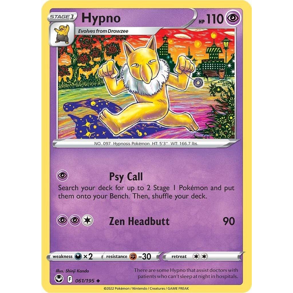 The Pokemon Company Hypno (061/195) (SWSH12: Silver Tempest) by LAB7 Malta, Europe
