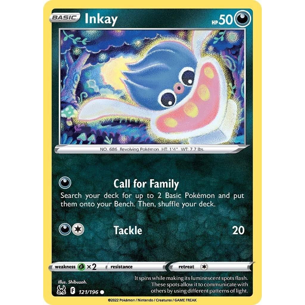 Pokemon Inkay (121) (121/196) (SWSH11: Lost Origin) by LAB7 Malta, Europe