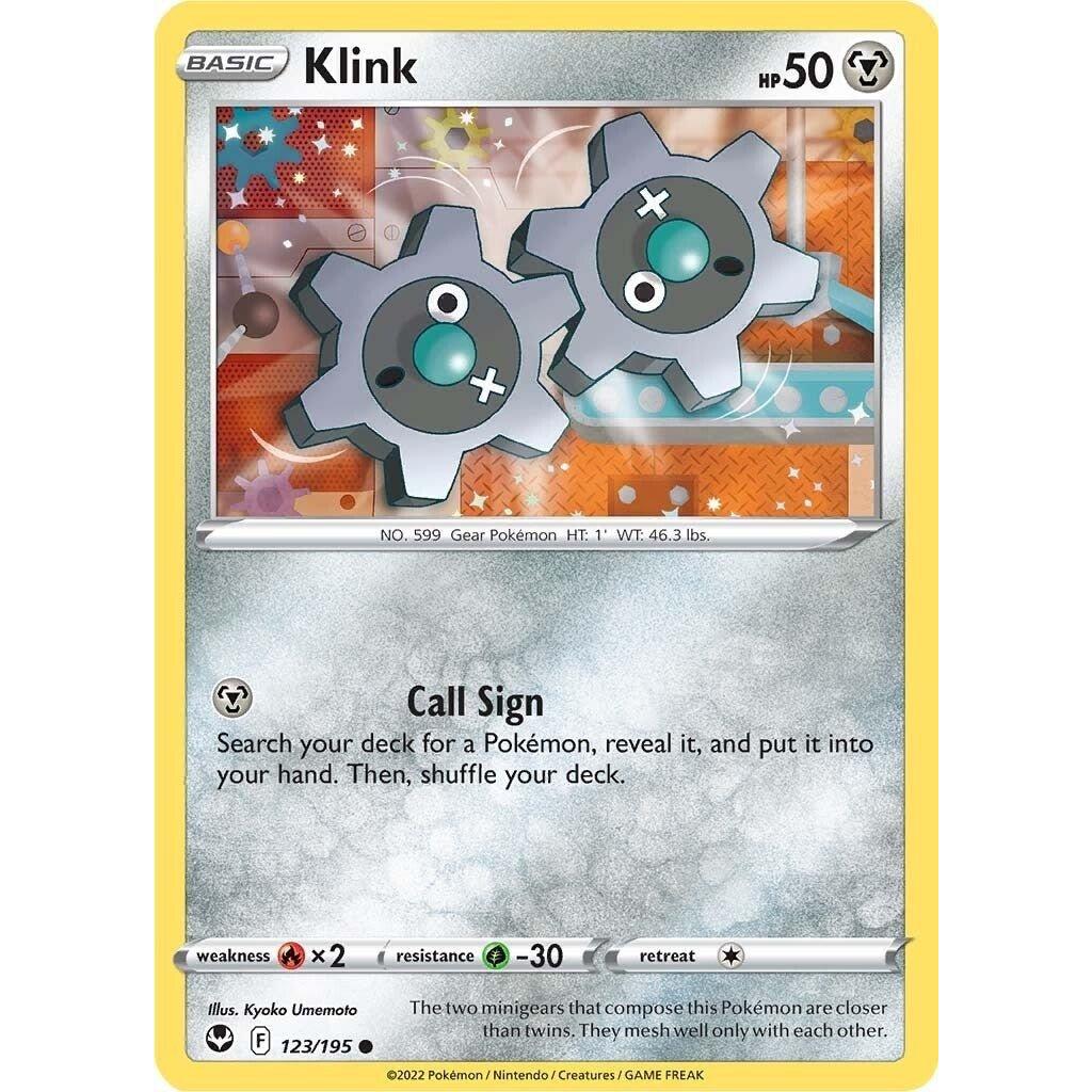 The Pokemon Company Klink (123/195) (SWSH12: Silver Tempest) by LAB7 Malta, Europe