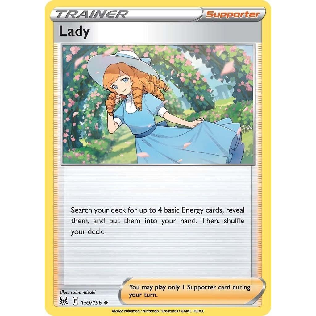 Pokemon Lady (159/196) (SWSH11: Lost Origin) by LAB7 Malta, Europe