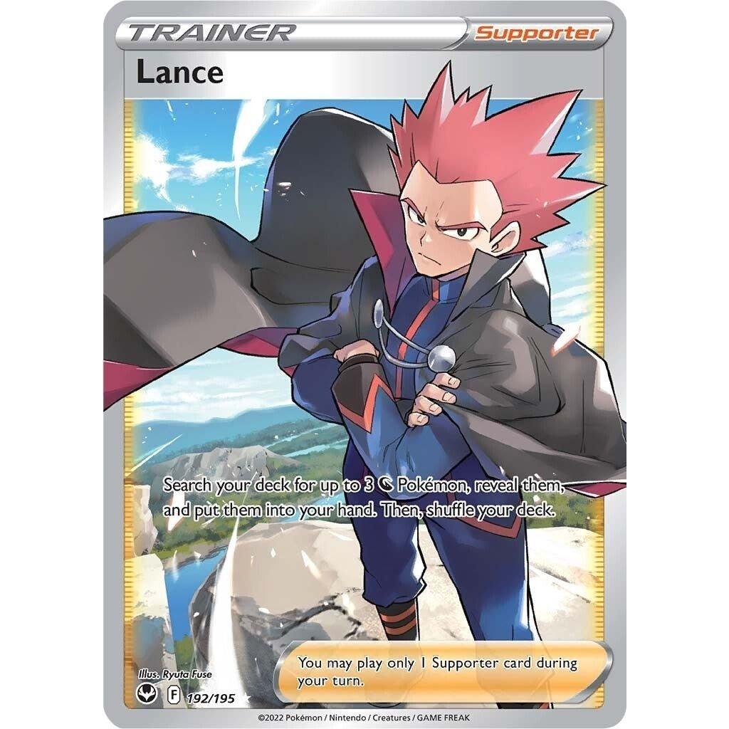 The Pokemon Company Lance (Full Art) (192/195) (SWSH12: Silver Tempest) by LAB7 Malta, Europe