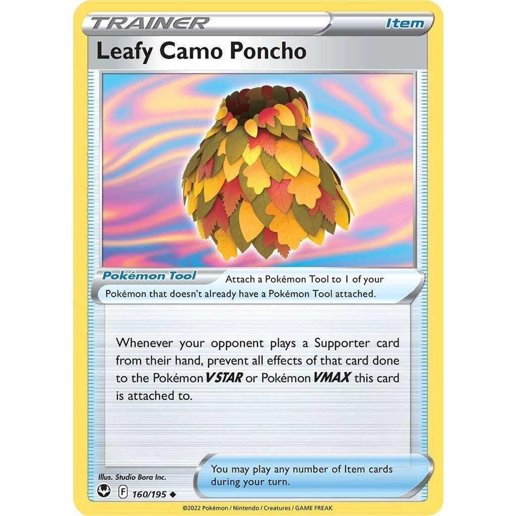 The Pokemon Company Leafy Camo Poncho (160/195) (SWSH12: Silver Tempest) by LAB7 Malta, Europe