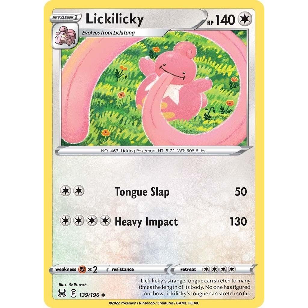 Pokemon Lickilicky (139/196) (SWSH11: Lost Origin) by LAB7 Malta, Europe